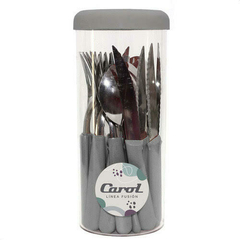 SET X24 CUBIERTOS CAROL