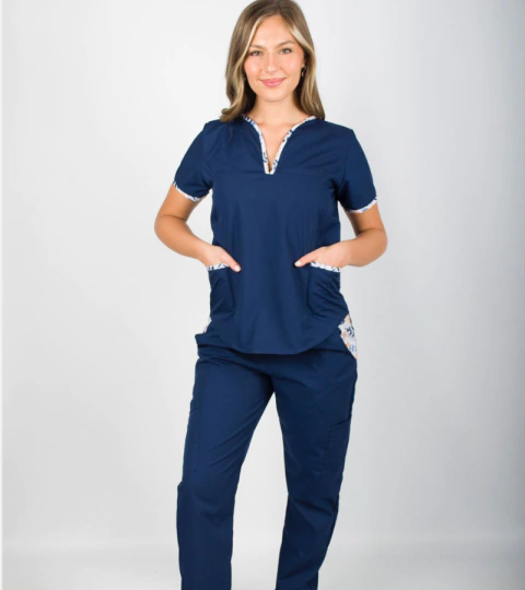 Ambo anto arciel Azul con estampado - comprar online