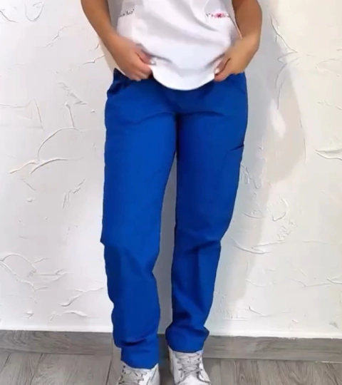 Pantalón azul Francia arciel - comprar online