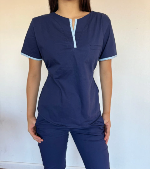 Ambo Pili spandex azul con celeste - comprar online