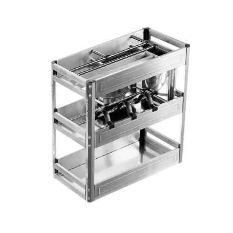 Extraíble 3 niveles con cierre suave 35cm Eurohard