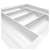 Divisiones grandes 54-50cm Hafele - tienda online