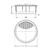Pasacable redondo con felpa Eurohard - CAB