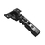 Bisagra cierre suave clip 35mm base recta negra Grupo Euro - comprar online