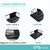 Escurreplatos simple negro Vonne - tienda online