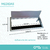 Pasacable rectangular con cierre suave Bronzen - tienda online