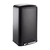 Porta residuos a pedal 12 Lt acero inox negro Vonne