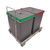 Porta residuos doble 15+15Lts Fark