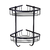Esquinero doble rejilla - inox negro