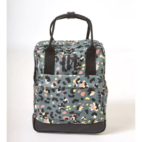 MOCHILA ALY print verde - comprar online