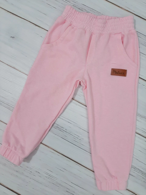 Pantalon jogger bebé rústico