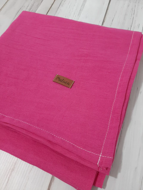 Manta fucsia gasa de algodon