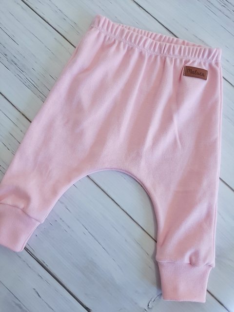 Pantalon babucha INTERLOCK bebé 9-12 M