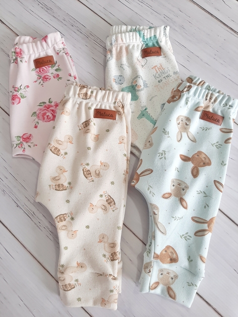 Pack x 3 pantalones babucha interlock - comprar online