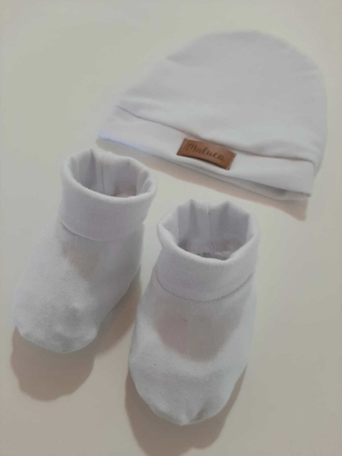 Set Nacimiento Gorro y escarpines RN
