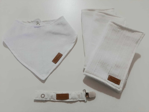 Kit accesorios bebe Gasa Blanco
