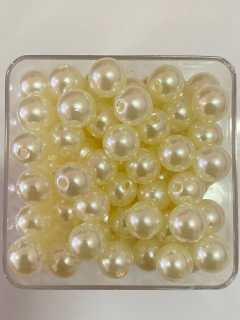 Pérola Creme - 10mm - 10 Gramas - comprar online