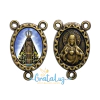 Entremeio resinado N. Sra. Aparecida 20mm - Ouro velho - comprar online