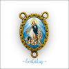 Entremeio Resinado N. Sra. da Conceição 20mm - Ouro Velho - comprar online