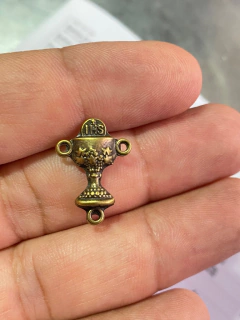 Entremeio Cálice da Vida 20mm- Ouro velho na internet