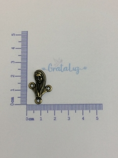 Entremeio 3 pontas Face de Nossa Senhora - Ouro Velho - comprar online