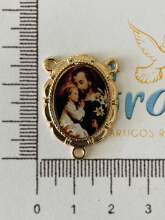 Entremeio 3 pontas São José 28mm - Dourado - comprar online
