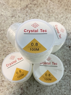Fio de silicone transparente 0.8mm Rolo com 100 metros - comprar online