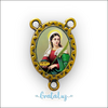 Entremeio Resinado Santa Luzia 20mm - Ouro velho - comprar online