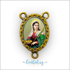 Entremeio Resinado Santa Luzia 20mm - Ouro velho - comprar online