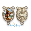 Entremeio resinado São Miguel Arcanjo 20mm - Níquel - comprar online