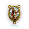 Entremeio resinado São Miguel Arcanjo 20mm - Ouro velho - comprar online