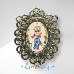 Entremeio Arabesco Personalizado (Escolha sua imagem) 45mm com Strass - Níquel na internet