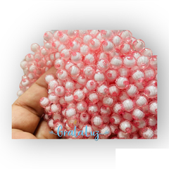 Bolinha Globinho com miolo Rosa Bebê 8mm - 10 Gramas