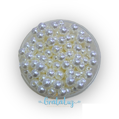 Pérola Creme 6mm - 10 Gramas