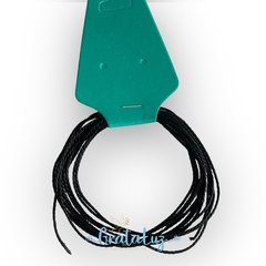 Fio de Nylon Torcido Preto 210/24 - 2 metros