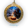 Chaveiro Celebrando Natal (Nascimento de Jesus) - Dourado