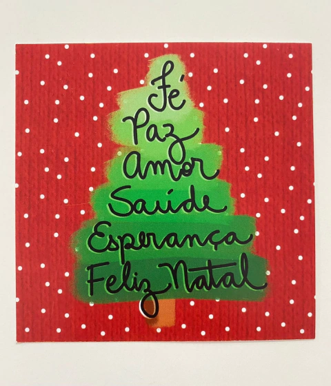 Cartão Árvore de Natal