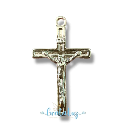 Crucifixo Levi 42mm - Níquel - comprar online