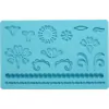 Molde para fondant y pasta de goma damasco