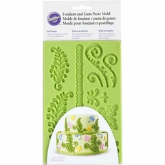 Molde para fondant y pasta de goma helecho - comprar online