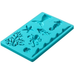 Molde para fondant y pasta de goma sirenita - comprar online