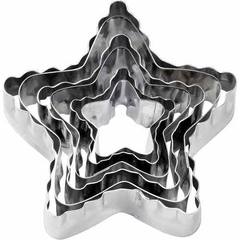 Set de Cortantes x6 para fondant y galletitas - Estrellas en internet