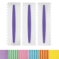 Alisador plástico texturado set x3 - comprar online