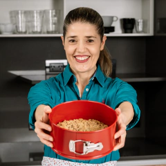 Molde Isa redondo aro desmontable 20 cm ladrillo - Isabel Vermal