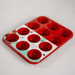 Placa Isa 12 cupcakes ladrillo