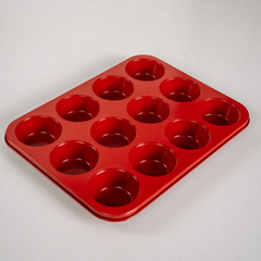 Placa Isa 12 cupcakes ladrillo - Isabel Vermal