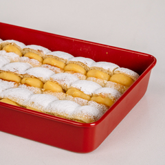 Asadera Isa rectangular 33cm ladrillo - comprar online