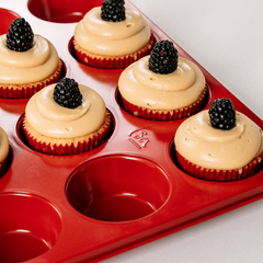 Placa Isa 12 cupcakes ladrillo - comprar online