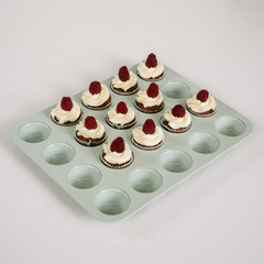 Placa Isa 20 mini cupcakes menta - Isabel Vermal