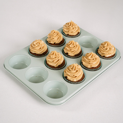 Placa Isa 12 cupcakes menta - comprar online